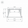 Профиль Arlight KLUS-POWER-RW70F-2000 ANOD 019881 100_100_2132072