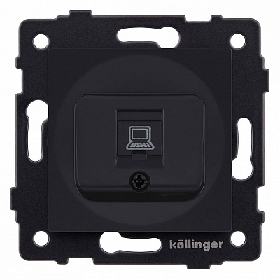 Розетка Ethernet RJ-45 без рамки Kollinger  REA-018BM 400_400_3123323