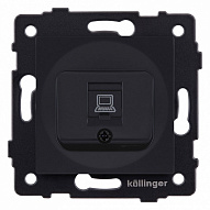 Розетка Ethernet RJ-45 без рамки Kollinger  REA-018BM 500_191_3123323
