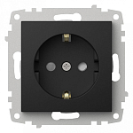 Розетка с заземлением и со шторкой, без рамки Elbi Eleсtriс Zena Vega 609-014800-243 250_100_2195706