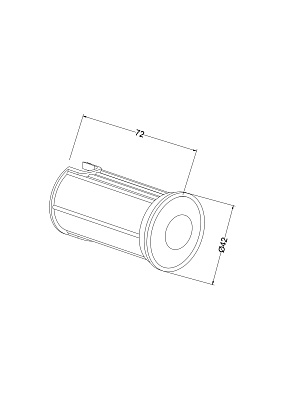 Уличный встраиваемый светильник Outdoor O044DL-L1S3K2 400_400_825850