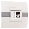 Розетка Ethernet RJ-45 Mono Electric Eсо 101-010104-125 100_100_1988399