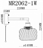 Бра MyFar Natalie MR2062-1W 100_100_1994245