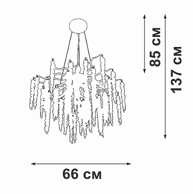 Подвесная люстра Vitaluce V28551 V28551-9/7S 400_400_1820541