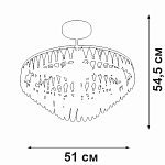 Люстра на штанге Vitaluce V5352 V5352-1/5PL 250_100_1819824