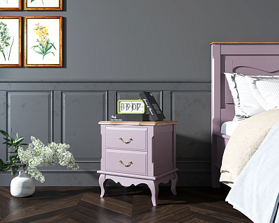 Тумба leontina Lavanda на два ящика арт ST9302/2L 400_400_1939495