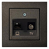 ТВ-розетка и розетка Ethernet RJ-45 без рамки LIREGUS EPSILON 28-113 100_100_2205064