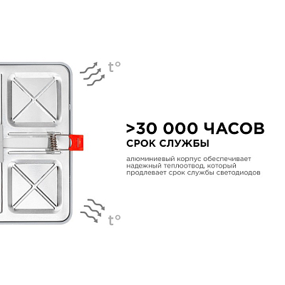 Встраиваемый светильник OGM  LP-21 400_400_2854369
