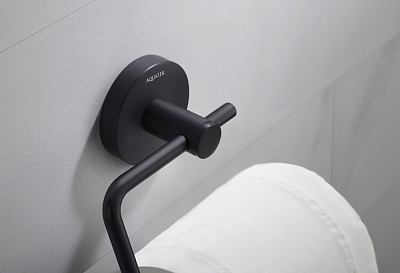 AQ4118MB ЕВРОПА бумагодержатель квадратный, матовый черный 400_400_2412309