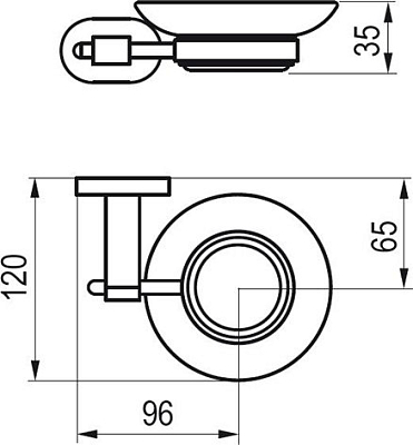 Держатель с мыльницей (стекло) CR 200.00 400_400_2419706