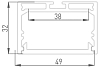 Профиль накладной DesignLed LS 00-00010367 100_100_2179562