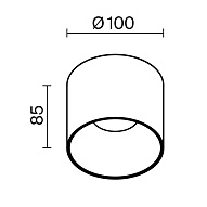 Потолочный светильник Technical C064CL-01-15W4K-RD-WB 500_191_3147103