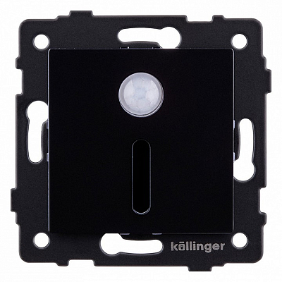 Заглушка для поста с подсветкой, без рамки Kollinger  REA-045BK 400_400_3123571