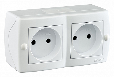 Блок с розетками без заземления Mono Electric Octans IP20 104-010106-121 400_400_2162646
