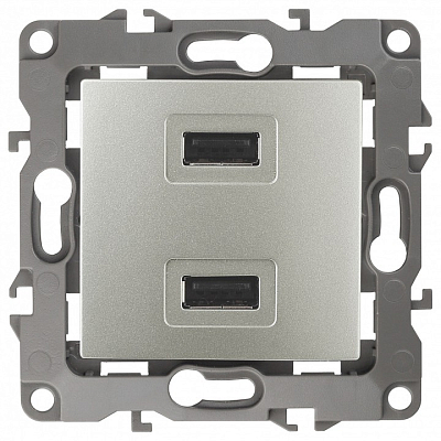 Розетка USB, без рамки Эра Эра 12 12-4110-15 400_400_2394516