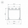 Профиль встраиваемый Arlight PLS-LOCK-H25-FS-2000 ANOD 016446 100_100_1887094