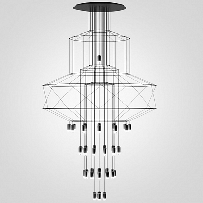Подвесная люстра Imperiumloft Vibia Wireflow 40.1637-0 400_400_3153910