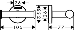 41725000 HG Logis Universal крючок двойной 250_100_1440996