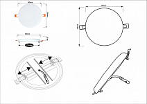 Встраиваемый светильник Arte Lamp Prior A7981PL-1WH 250_100_3146131