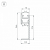 Профиль для плинтусов Arlight PLINTUS 046858 100_100_1904469