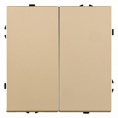 Выключатель двухклавишный без рамки Kollinger Eclipse EC-025GD 400_400_3106494
