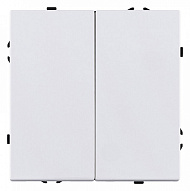 Выключатель двухклавишный без рамки Kollinger Eclipse EC-025WG 500_191_3106500