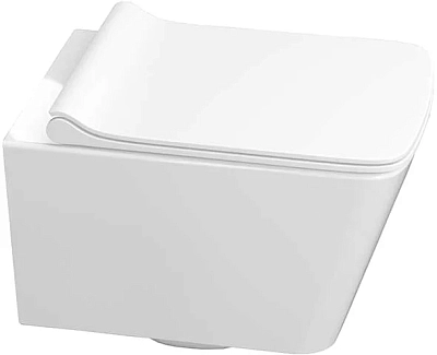 Унитаз подвесной КЕРАМИН ТОБАГО R МЛ Slim Soft Close безободковый, сиденье дюропласт с микролифтом CDB00027033 (4810531143567) 400_400_2901227