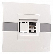 Розетка Ethernet RJ-45 Mono Electric Eсо 101-010104-125 500_191_2281560