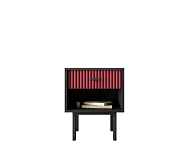 Тумбочка с верхним ящиком "Emerson" арт EM11/red/L 250_100_Array