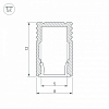Короб накладной Arlight SL-MINI 36833 100_100_2135111