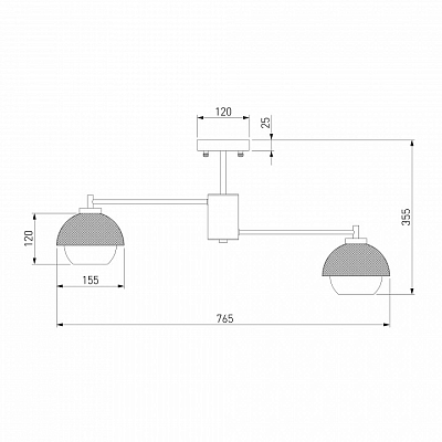 Люстра на штанге Eurosvet Nocciola 70106/8 черный 400_400_1809173