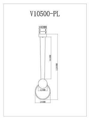Подвесной светильник Moderli Store V10500-PL 400_400_1966180