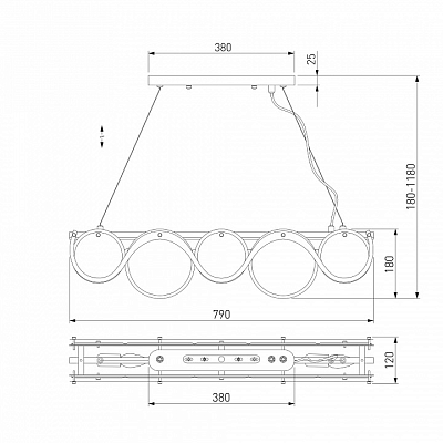 Подвесной светильник Bogate's Galicia 354/4 Smart 400_400_1883636