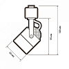 Накладной светильник Jazzway  PTR  24 GU10 BL IP20 100_100_2869761