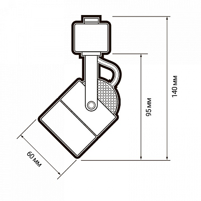 Накладной светильник Jazzway  PTR  24 GU10 BL IP20 400_400_2869761