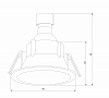 Встраиваемый светильник Elektrostandard Side 25059/01 100_100_1777837