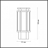Наземный низкий светильник Odeon Light Gino 4048/1B 100_100_1723619