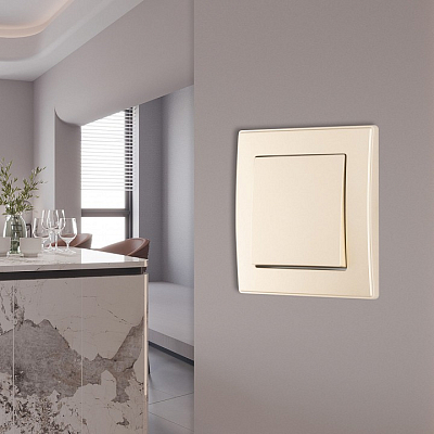 Выключатель одноклавишный Arte Milano SET06-1 SET06-1-30-1 shampan 400_400_2181999