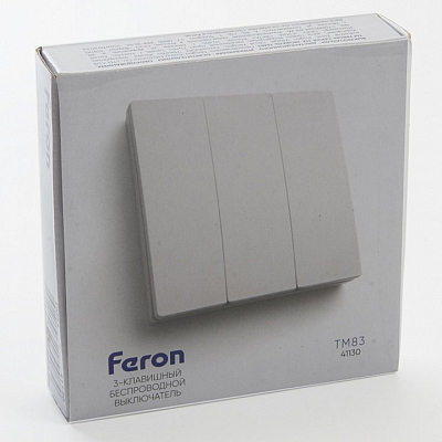 Выключатель беспроводной трехклавишный Feron Saffit TM83 41130 400_400_2152775