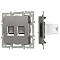 Розетка двойная RJ-12 и Ethernet RJ-45, без рамки Arlight SCT 045338