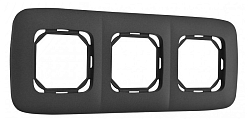 Рамка на 3 поста Arte Milano am-505.05 505.05-3.black 250_100_Array