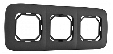 Рамка на 3 поста Arte Milano am-505.05 505.05-3.black 500_191_2305848