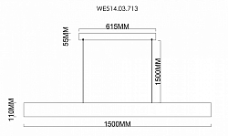 Подвесной светильник Wertmark Edda WE514.03.713 250_100_1927203