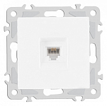 Розетка телефонная RJ-11 без рамки Arte Milano am-206 206.51-1.white 250_100_2167572