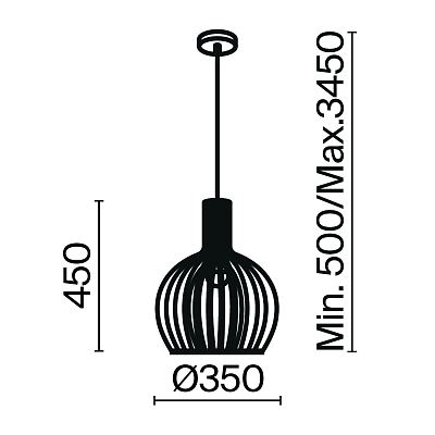 Подвесной светильник Maytoni MOD194PL-01W 400_400_819820