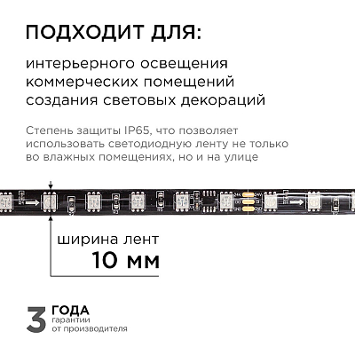 Комплект с лентой светодиодной Apeyron Electrics  10-97 400_400_3093904