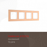 Рамка на 4 поста Arte Milano am-503.12 503.12-4.pink 250_100_2168694