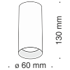 Потолочный светильник Technical C010CL-01GF 100_100_2208390