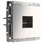 Розетка Ethernet RJ-45 без рамки Werkel глянцевый никель W1181002 250_100_Array