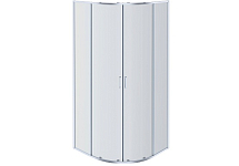 AQ ARI RO 10020CH Душевой уголок 1/4 круга, двери раздвижные 1000x1000x2000, профиль хром, стекло прозрачное 250_100_Array